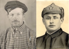 Щеглов Владимир Иванович, рядовой (слева) и Щеглов Александр Владимирович, рядовой (справа)